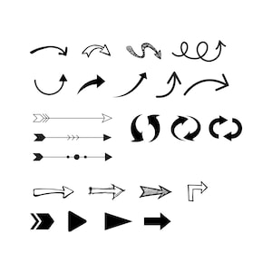 Arrows svg clipart svg cricut