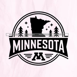 Minnesota SVG, College University Cut File for Cricut, State Pride PNG, Gophers, Minneapolis, Alumni Gift, Back to School Clipart