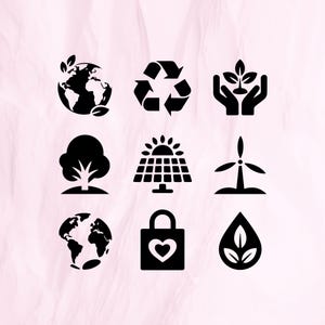 Recycle icons svg, Recycle symbols vector set, Recycling svg, Recycle logo - Instant Download