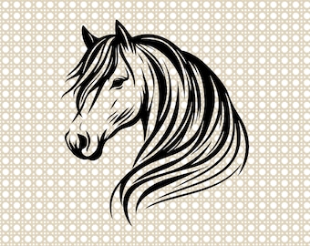 Paard svg cricut vector