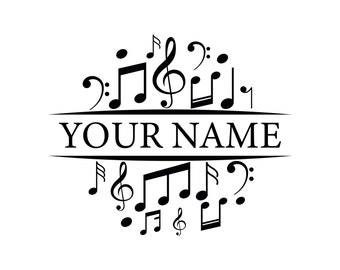 Music Notes svg cricut
