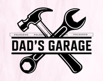 Dad's Garage SVG, Man Cave Sign Cut File