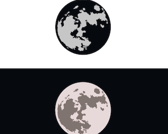 Moon svg vector cricut