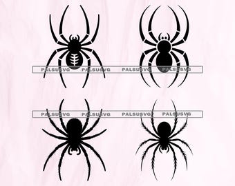 Spider SVG Bundle | Halloween Spider Cut Files (Digital Download)