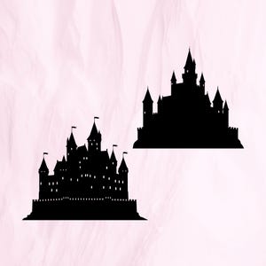 Castle svg, Castle vector, Castle cricut, Castle clipart, Castle silhouette, Castle cut file, Castle png, instant download