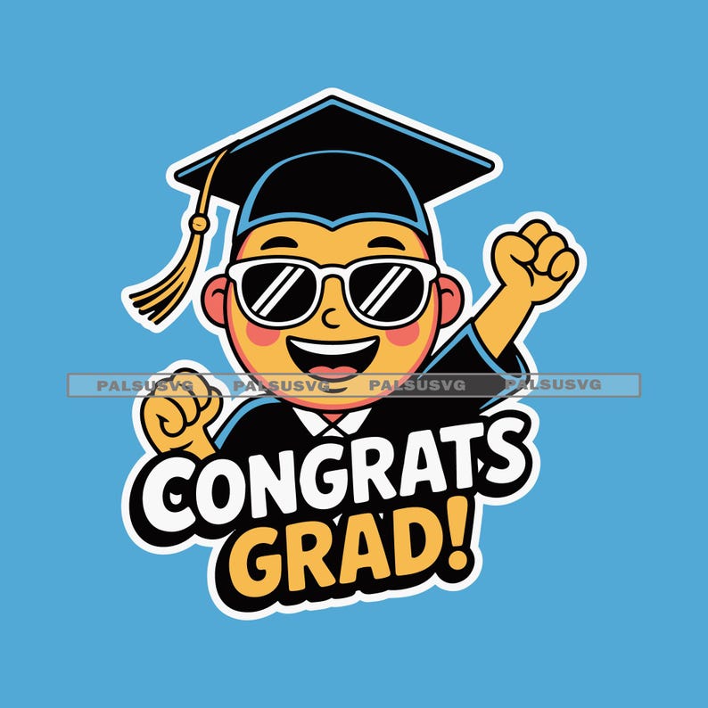 Grad Cg Congrats Grad SVG, PNG Clipart, Graduation Shirt Design (digital ...