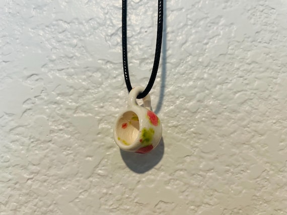 Ceramic Mug Necklace, Mini mugs