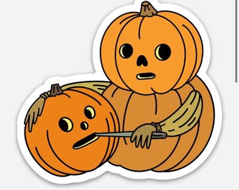 Pottsfield Stickers, Pumpkin Stickers