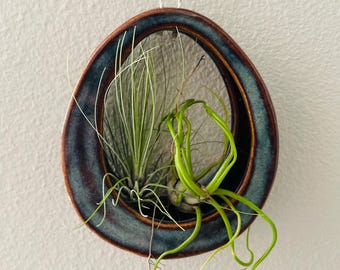 Ceramic Air Plant Holder, Plant Hanger