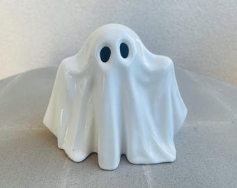 Ceramic Ghost, Luminary, Handmade Pottery, Halloween