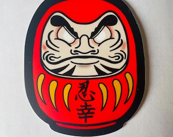 Daruma Stickers, Japanese Daruma Doll