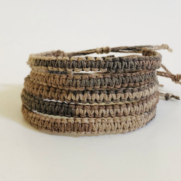 Hemp Bracelets, Multicolor