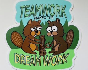 Funny Sticker, Teamwork Sticker