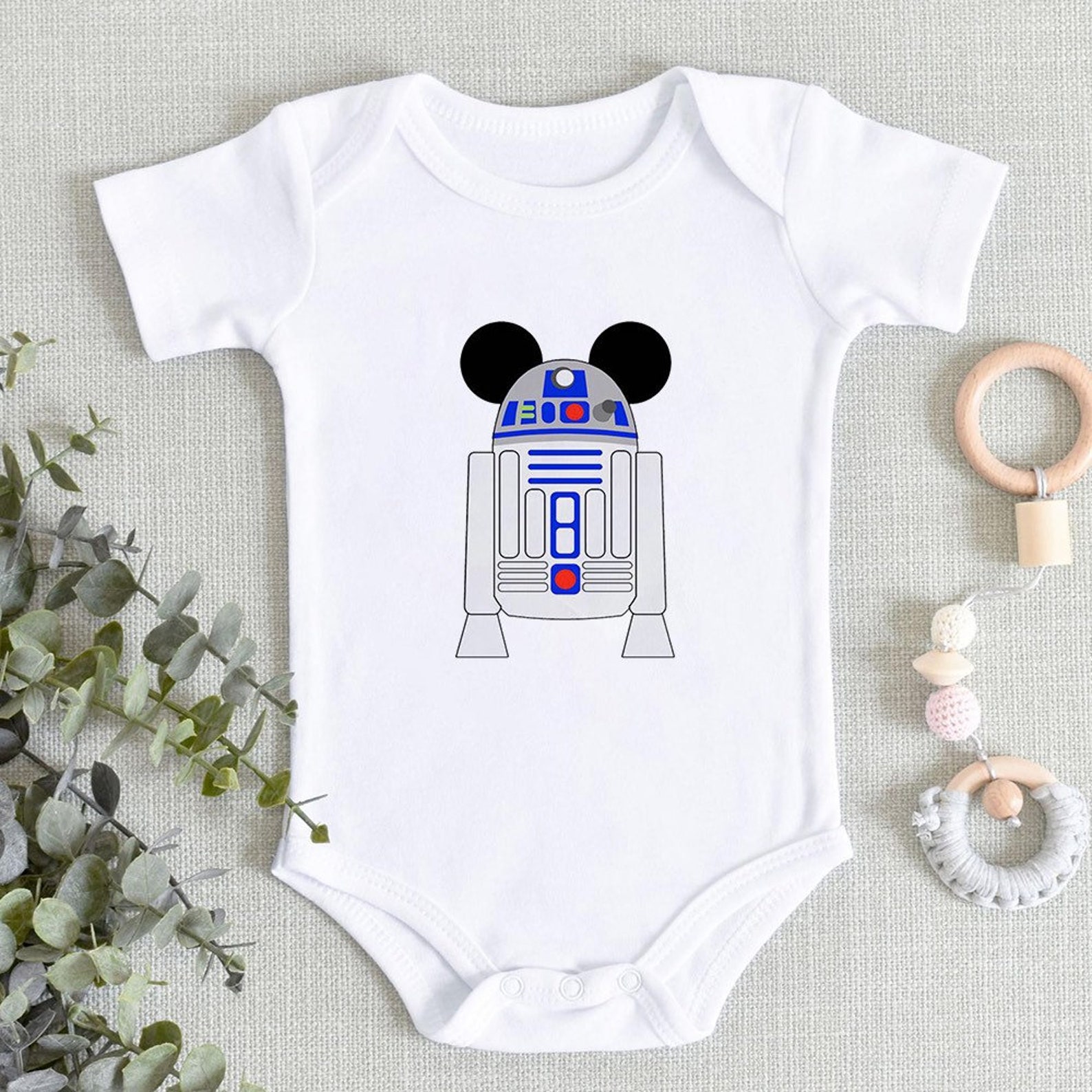 Disney Star Wars onesie R2d2 Disney Infant Jumpsuit Summer Etsy