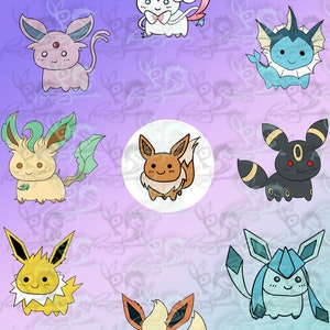 Diecuts or Vinyls -  Eeveelutions