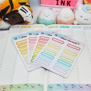 Cabeçalhos - Primo Hobonichi (cores personalizadas)