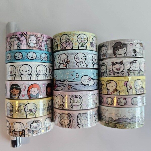 Washi Tape Samples - thecoffeemonsterzco TCMC 2022 Washi