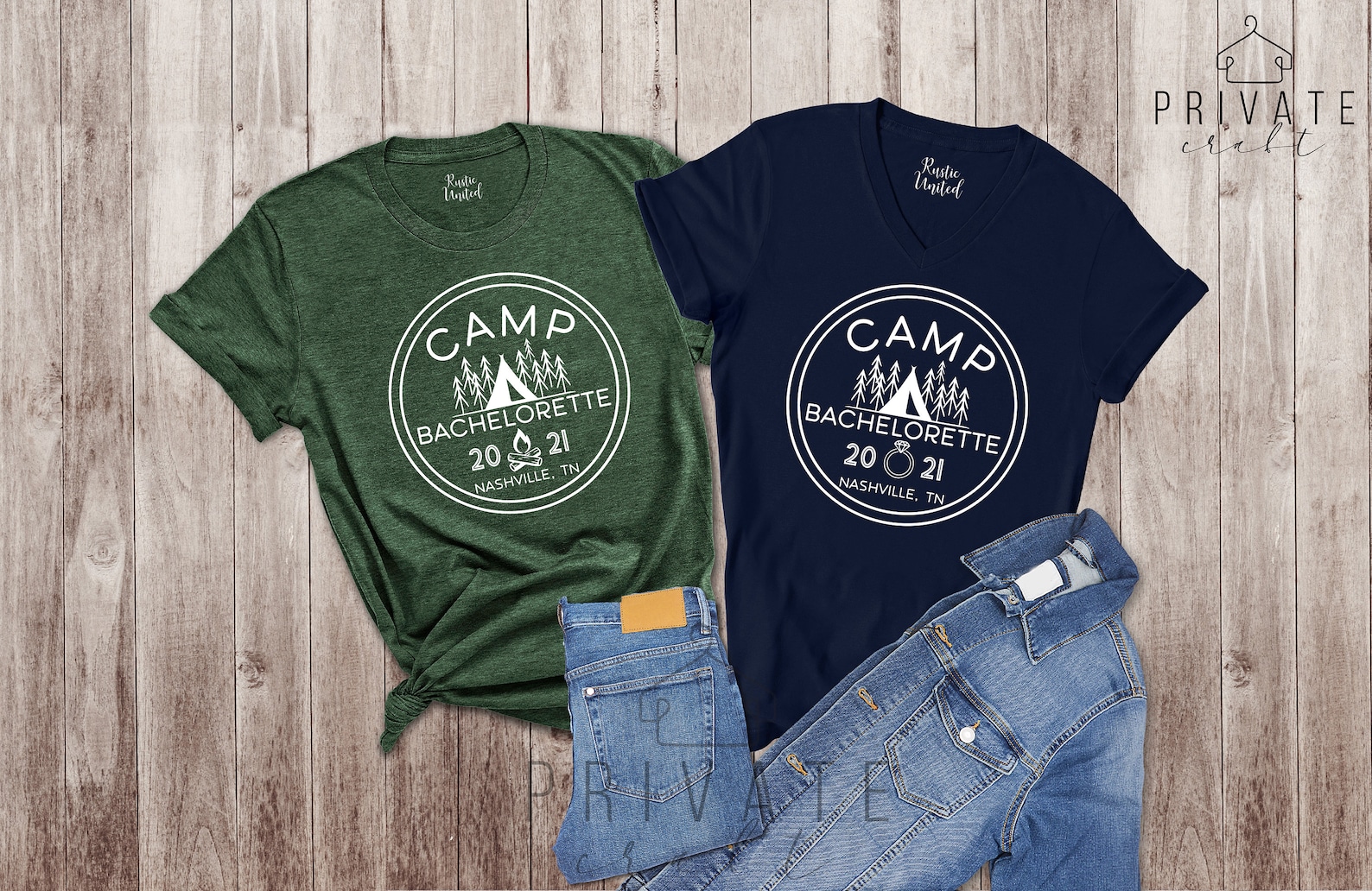 Camping Bachelorette Party ShirtsGift For Bride Squad Shirts Etsy
