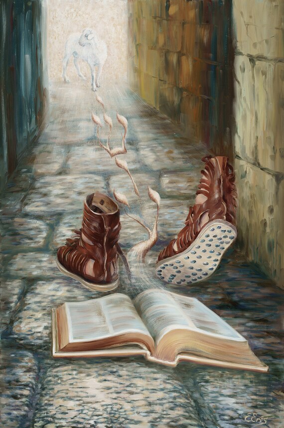Shoes of the Gospel of Peace. Giclee on Archival Paper. Etsy