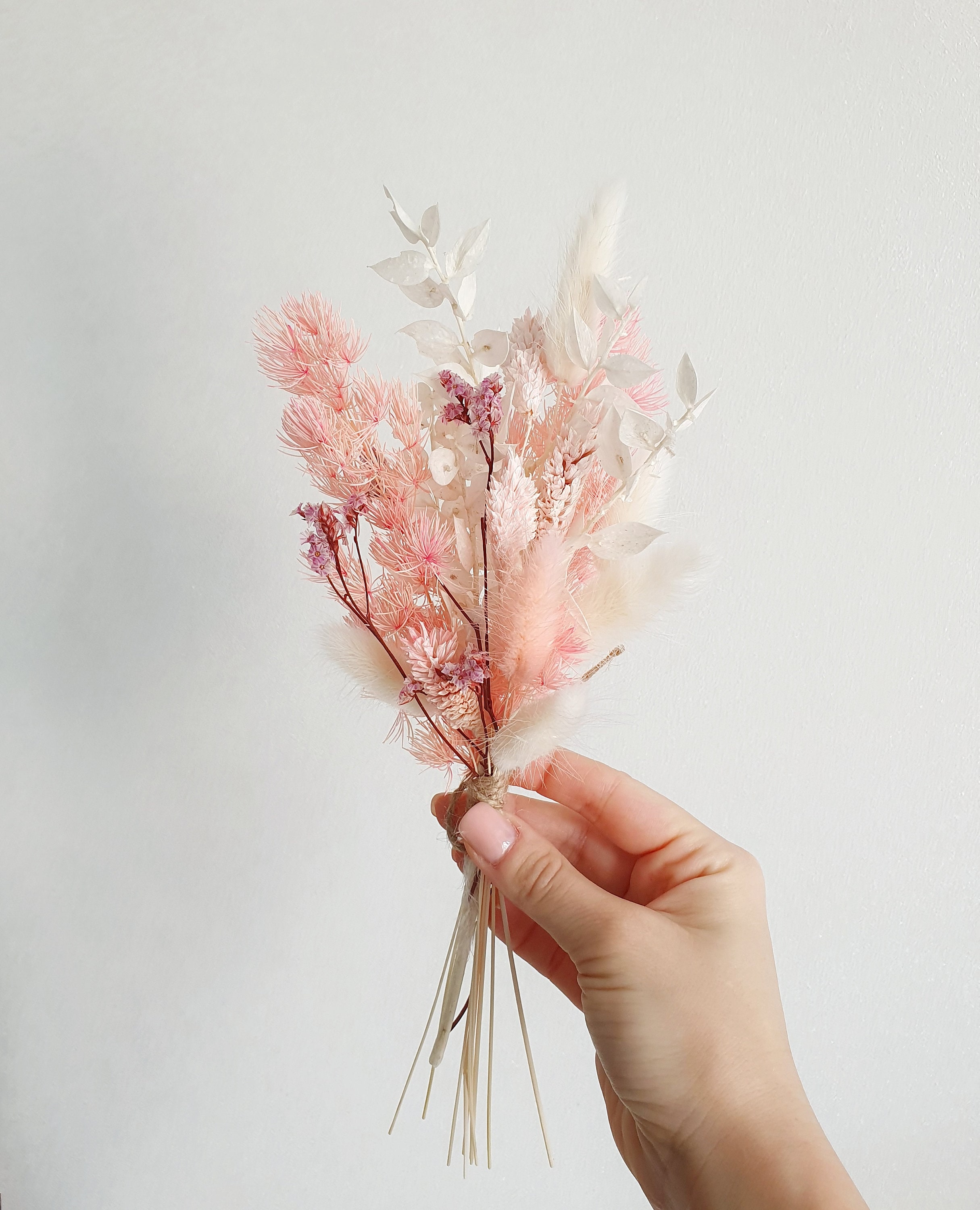 Dried flower bunches Home dried bouquet Dry preserved Etsy
