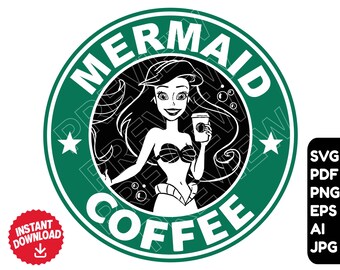 Free Starbucks Mermaid Svg Free SVG PNG EPS DXF File