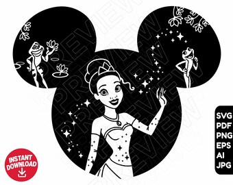 Download Princess Frog Svg Etsy