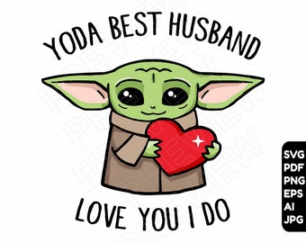 I Love Baby Yoda Etsy I Love Baby Yoda Etsy