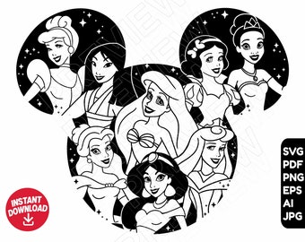 Free Princess Svg Files Free SVG PNG EPS DXF File