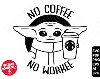 Download No Coffee No Workee Svg Etsy