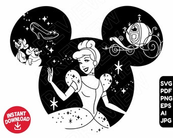Download Cinderella Svg Etsy