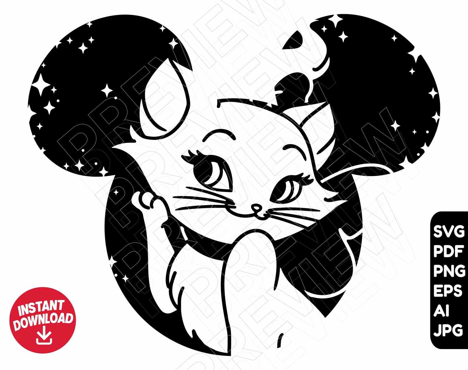 Aristocats Svg Marie Svg Los Aristocats Svg Disney Svg Etsy | Images