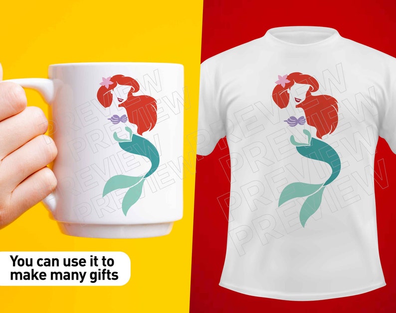 Free Free 132 Little Mermaid Svg Etsy SVG PNG EPS DXF File