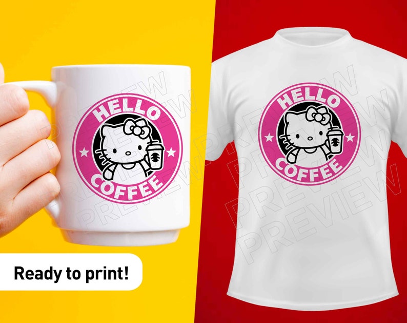 Free Free 324 Hello Kitty Coffee Svg SVG PNG EPS DXF File