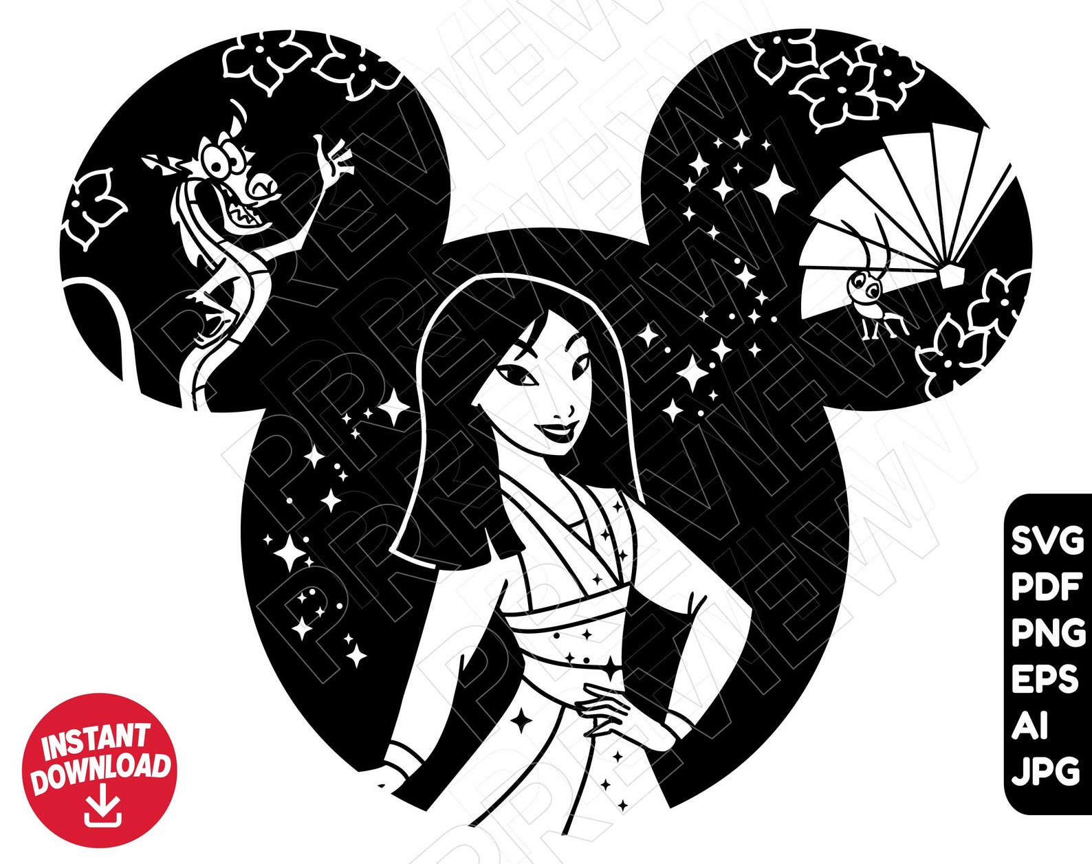 Free Free 112 Disney Princess Mickey Ears Svg SVG PNG EPS DXF File