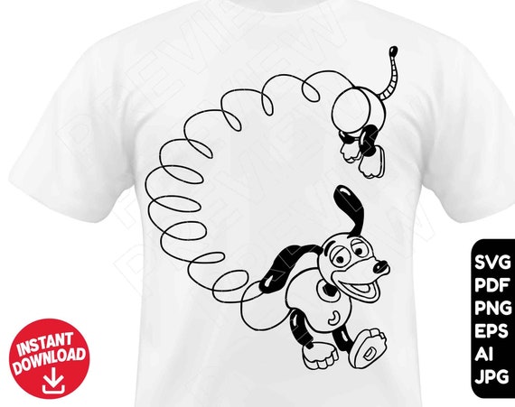 Toy Story Svg Slinky Dog Disney Svg Toy Story 4 Svg Pixar Etsy