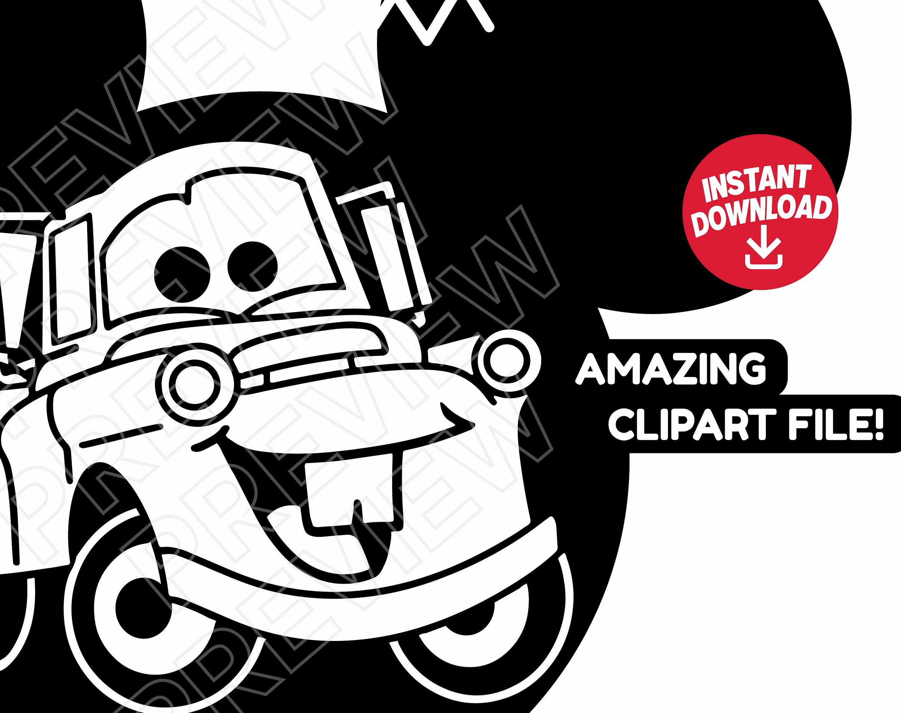 Tow Mater Face Svg 91 - l93qvma