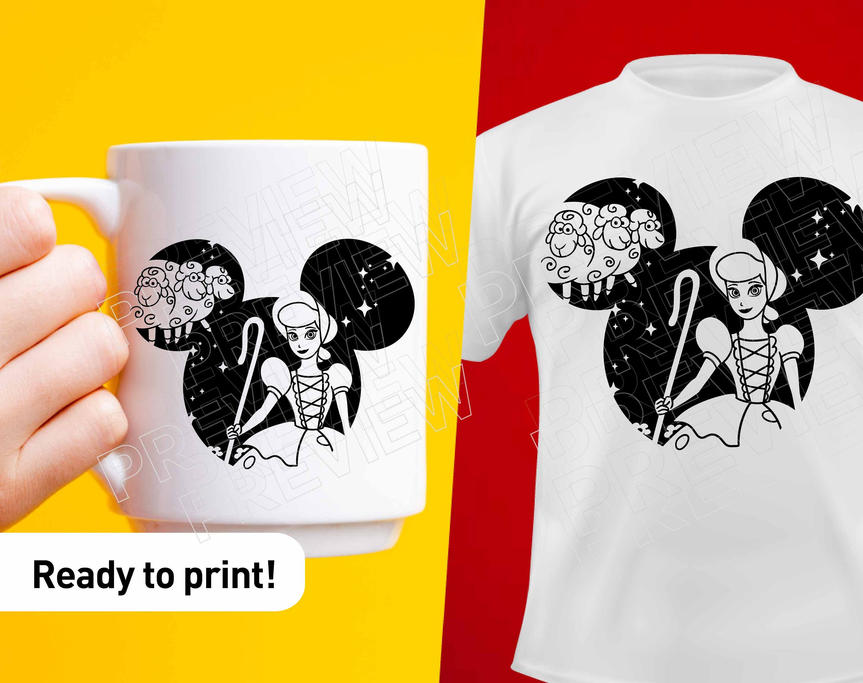 Bo Peep SVG Png Clipart Toy Story SVG Vacay Mode Cut - Etsy