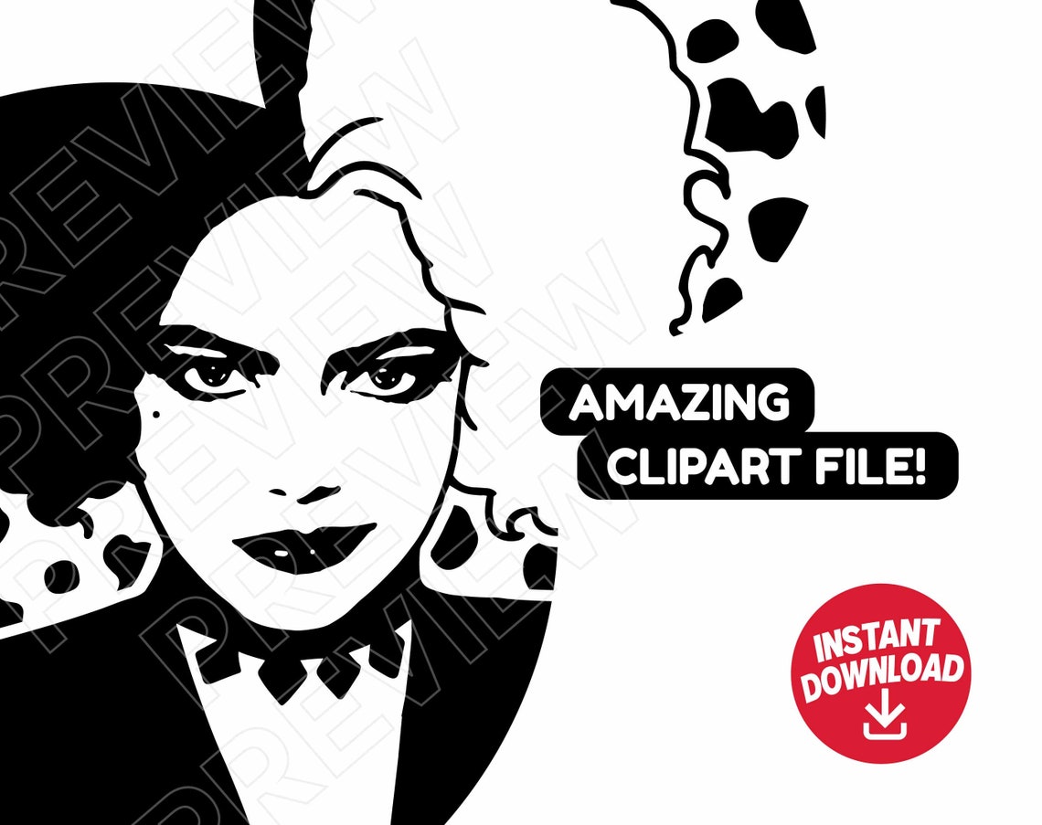 Free Free 221 Disney Villains Svg Cruella Deville Svg SVG PNG EPS DXF File