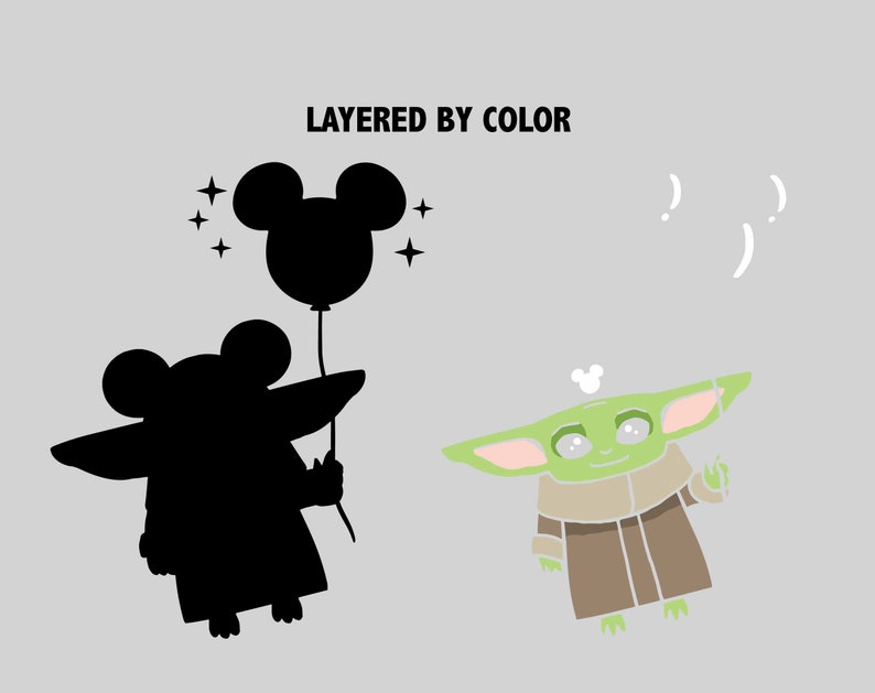 Download Baby Yoda SVG Disney ears cut file clipart Star Wars svg ...