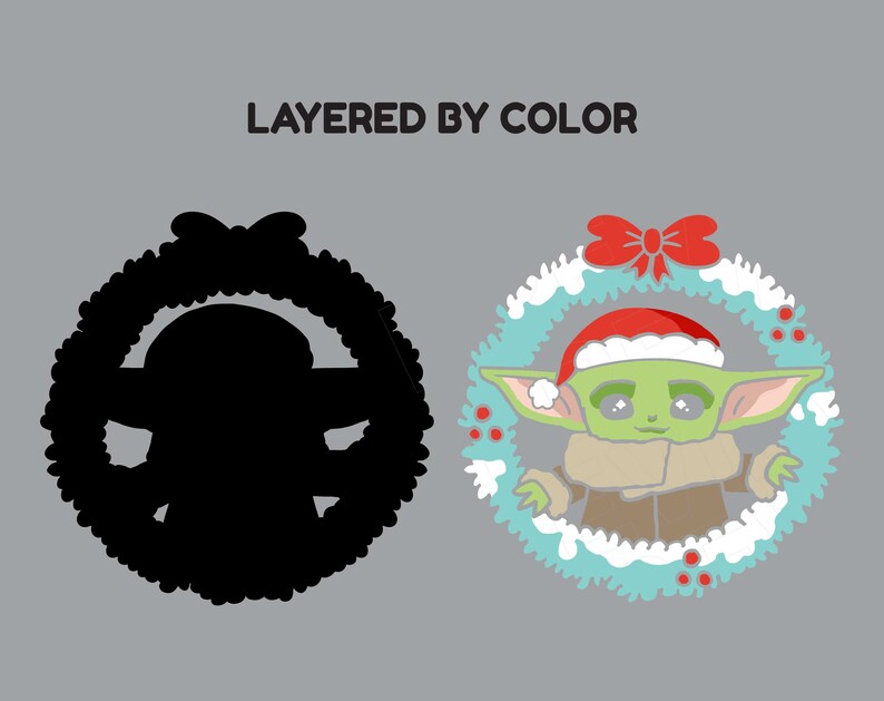 Download Baby Yoda SVG Christmas clipart svg Star Wars The | Etsy