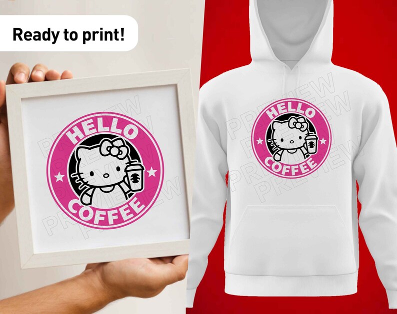 Free Free 168 Hello Kitty Coffee Svg SVG PNG EPS DXF File