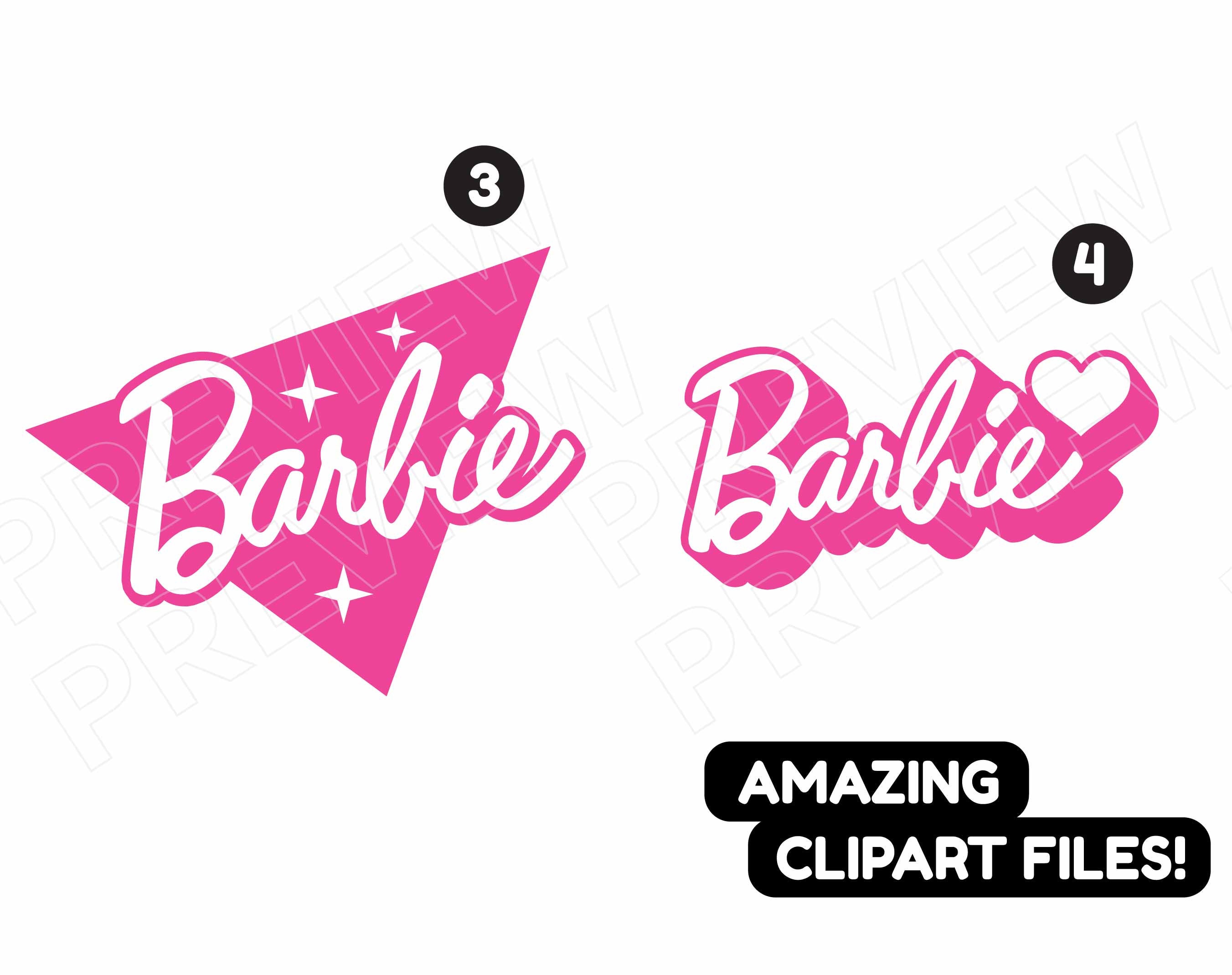 Free Barbie Logo SVG