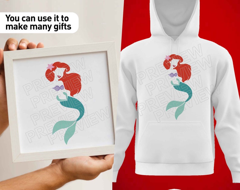 Download The little mermaid SVG vector cut file Ariel cricut ...