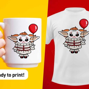 Download Baby Yoda SVG Pennywise svg cut file layered by color | Etsy