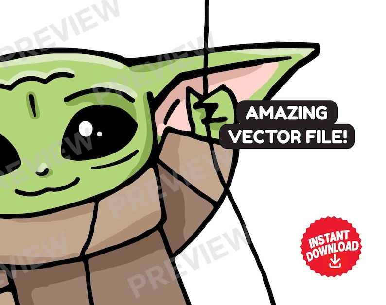 Download Baby Yoda SVG Disney SVG PNG Star Wars Svg Yoda Svg | Etsy