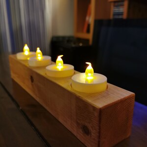 Reclaimed wood Candle bar