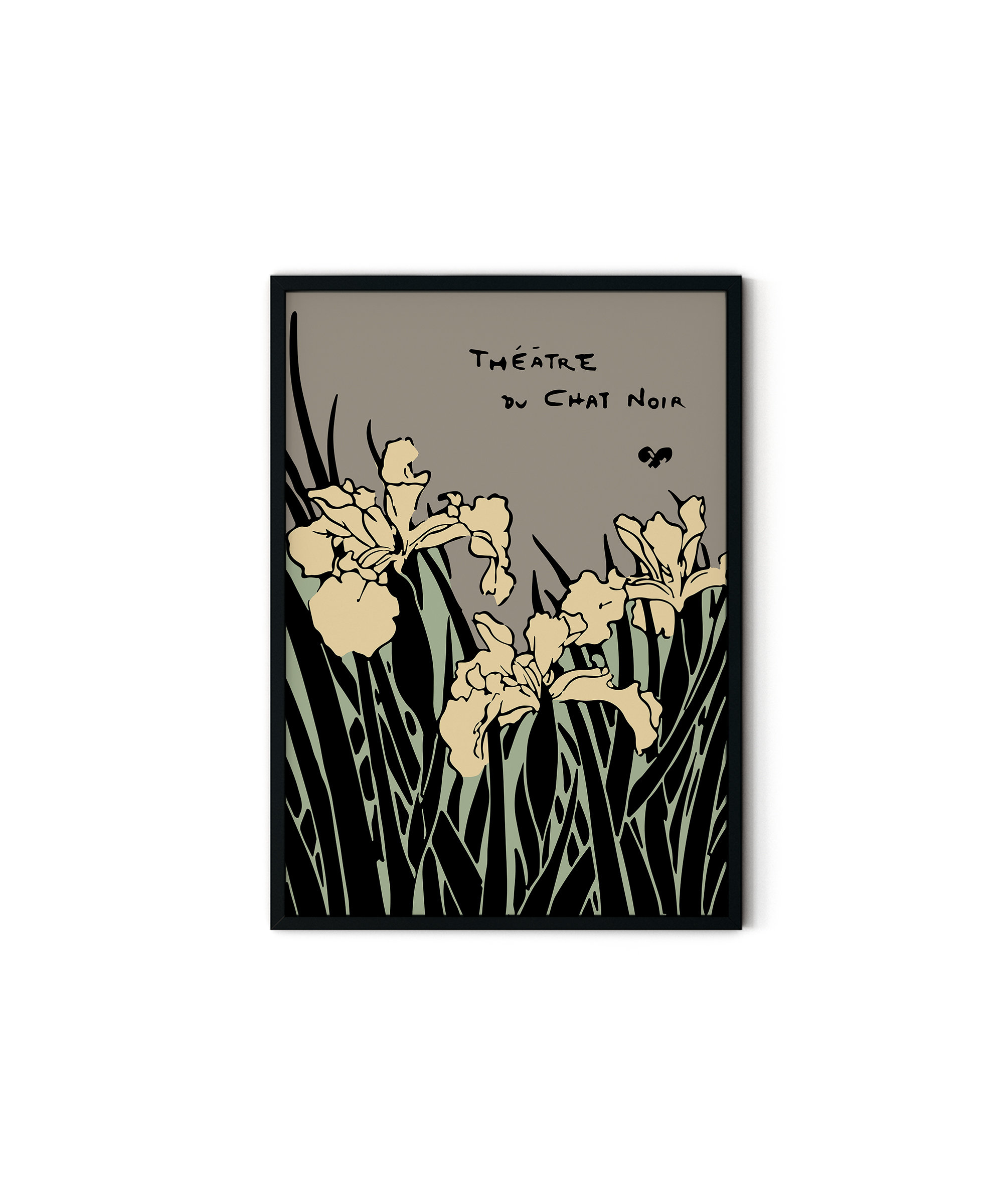Art Nouveau Theatre Du Chat Noir Poster | Botanical Exhibition