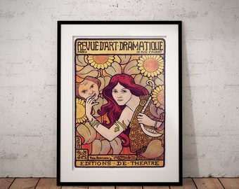 Affiche d'exposition - Affiches Art Nouveau - Impression Paul Berthon