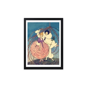 Vintage Fashion Magazine Cover Art Print