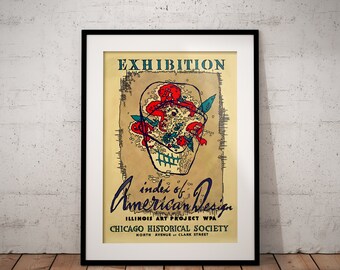 Affiche d'exposition - Affiches Art nouveau - Impression vintage